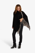 Load image into Gallery viewer, MERINO TWO TONE PONCHO
