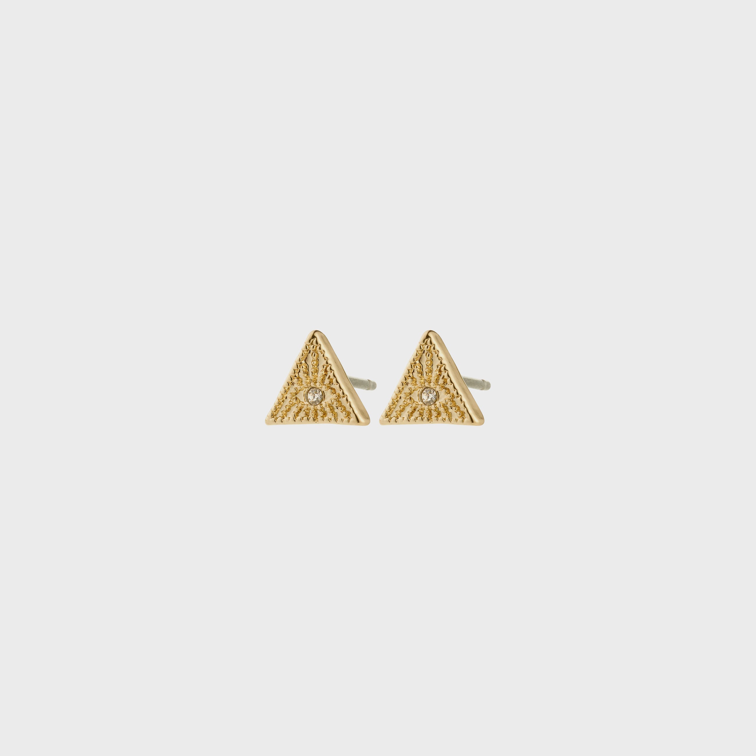 PILGRIM | RYLEE RECYCLED CRYSTAL EARRINGS
The all-seeing eye for a spiritual essence
Measures 7mm in length
Adds a boho chic twist to your look
Made from 87% recycled material

Composition: 74% Recycled Brass, 13% Recycled Stainless steel, 12% Crystal, 1% Plating