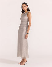 Load image into Gallery viewer, NOA MESH MAXI DRESS | GEO PRINT
