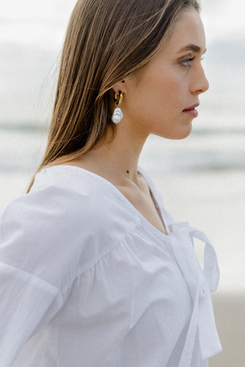 CASTEL & CO | PEARL EARRINGS