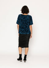 Load image into Gallery viewer, SALEM TOP | INDIGO SEQUIN
