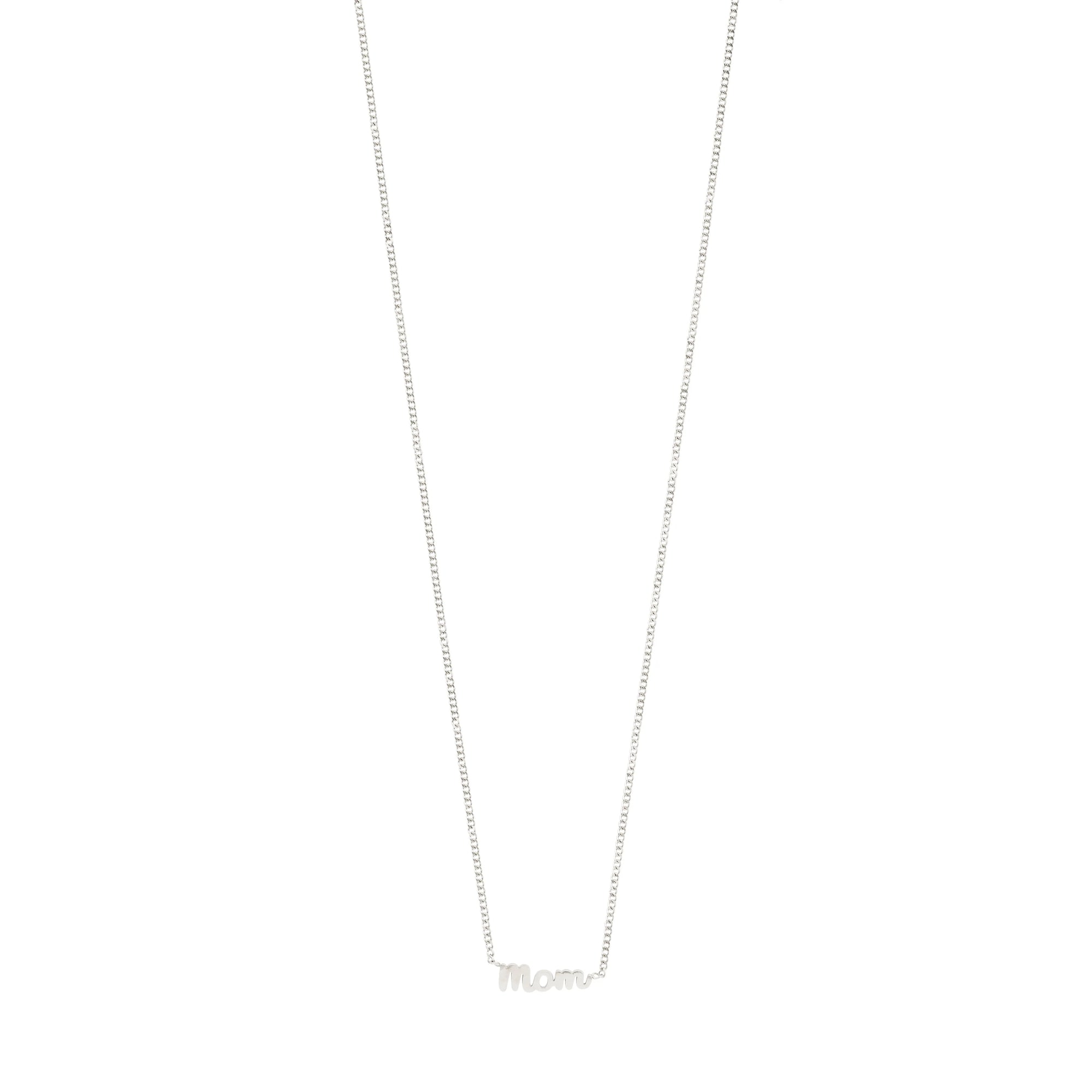 PILGRIM | MOM RECYCLED NECKLACE
Trendy signature piece
Measures 38 cm + 9 cm extension chain
Waterproof finish for lasting shine
Made from 99% recycled material

Composition: 99% Recycled Stainless steel, 1% Plating