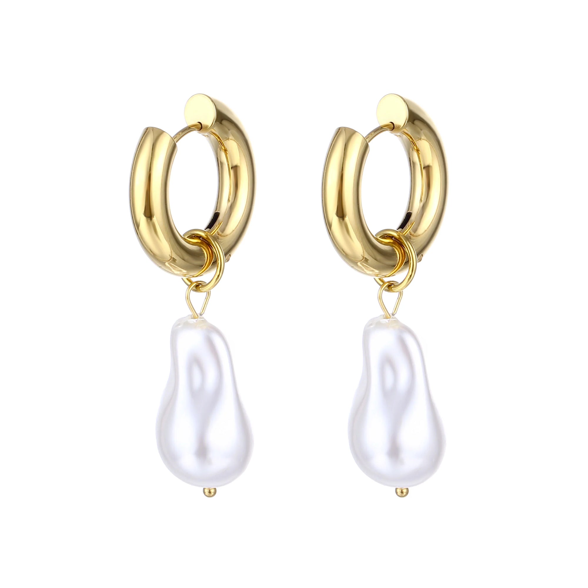 PĀMU's best-selling earring, the Rosie hoops will quickly become your go-to everyday style. Having the added benefit of removing the pearls so can use as normal hoops make these our most versatile earrings by far.