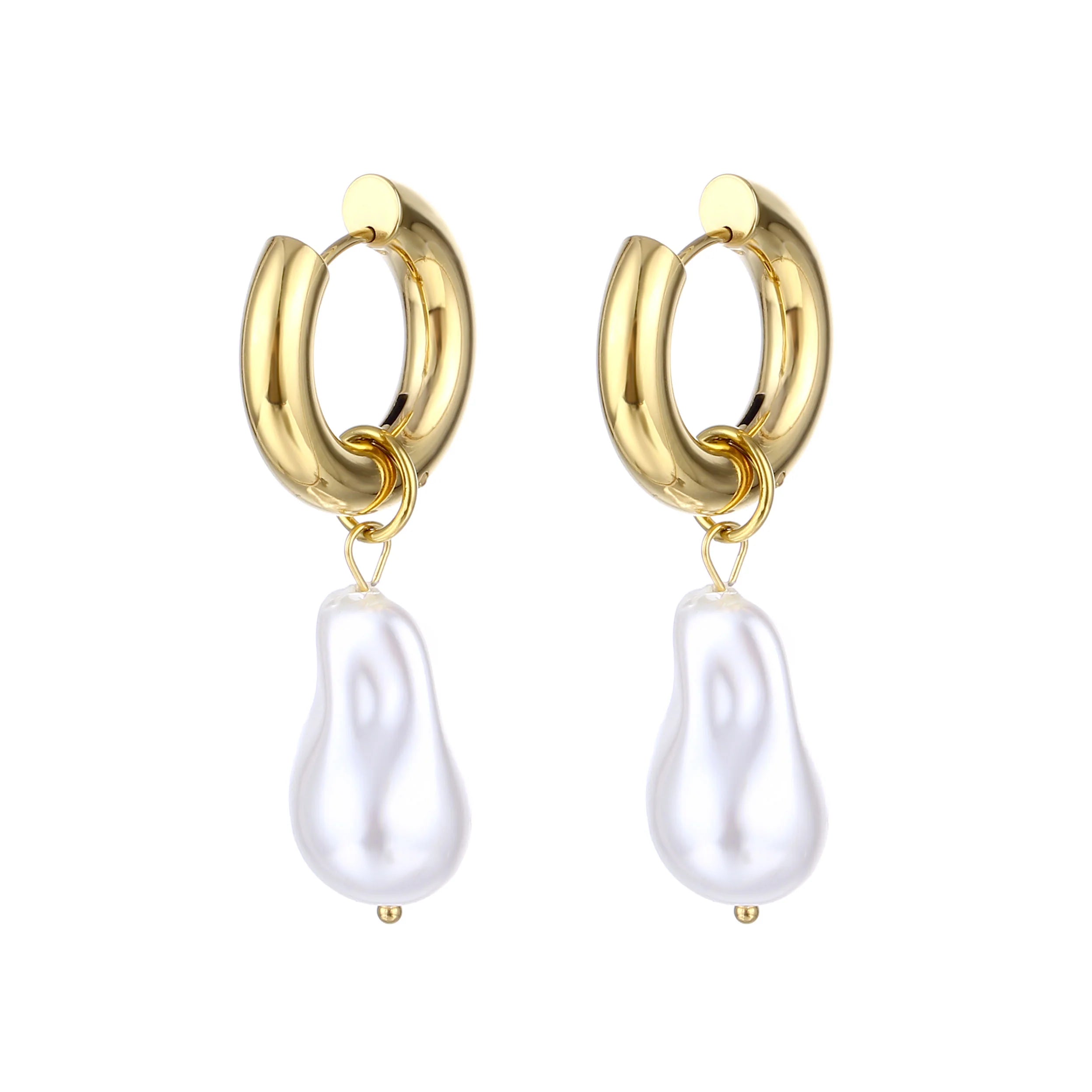 PĀMU's best-selling earring, the Rosie hoops will quickly become your go-to everyday style. Having the added benefit of removing the pearls so can use as normal hoops make these our most versatile earrings by far.
