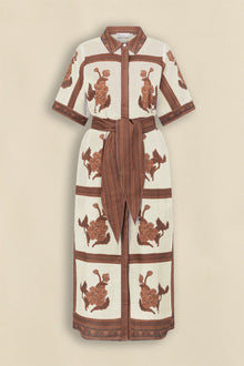 The roam dress is cut in airy linen, finished with thoughtful trim and a side split for relaxed movement. With an exclusive print crafted in luxurious and timeless mocha hues this makes the roam dress perfect for resort styling or everyday luxury.

crisp collar and covered placket deliver refined finish
custom zk exclusive coffee collage print
wide self-tie belt for tailored shape
side split and relaxed fit offer comfort and movement
finished hem and sleeve trim for elevated detail
vacation-ready and trans-
