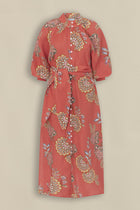 ZOE KRATZMANN | FLOURISH DRESS

The flourish dress brings elevated ease to everyday moments. Crafted in pure linen, it pairs tailored notes with natural flow, ideal for warm weather and versatile wear.

100% lightweight linen for breathability
rounded high stand collar with shell button detail
3/4 blouson sleeve with elastic cuff
wide self-tie belt offers versatile shaping
relaxed silhouette with side split for ease of movement
effortless for daywear, polished for special occasions