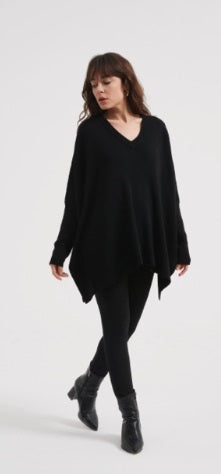 BOXY V- NECK KNIT