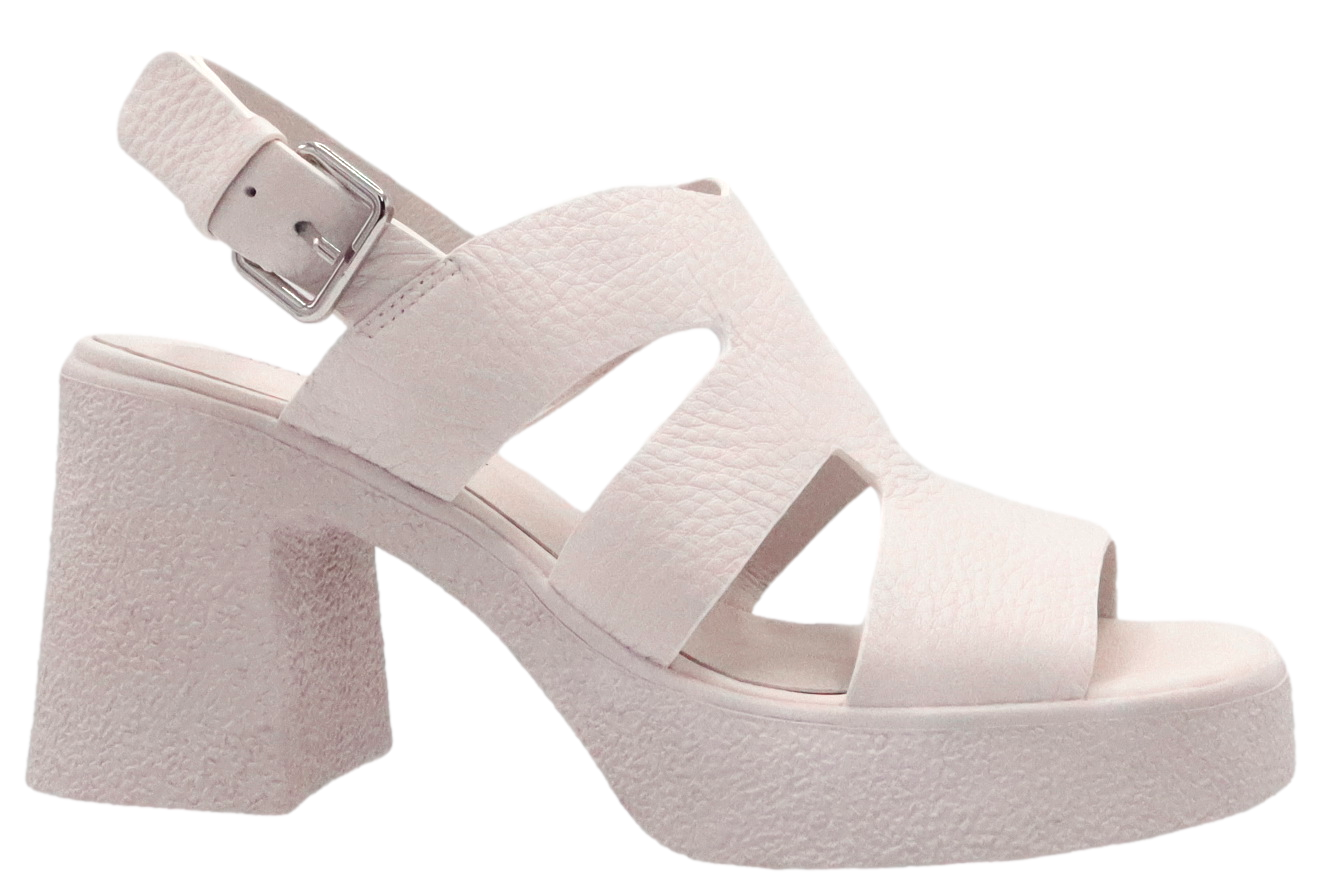 BYSON HEELED SANDAL | BONE