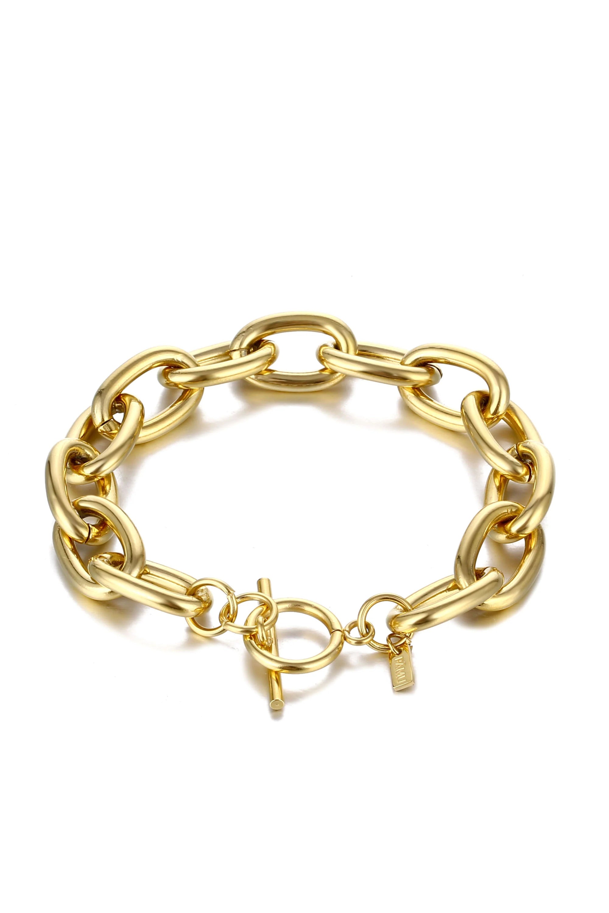 The PĀMU CECE BRACELET is such a versatile piece that can be worn for any occasion. Wear yours solo or stacked with some other pieces.

PĀMU jewellery is made to be worn everywhere, every day. Our pieces are water proof, sweat proof, ocean proof, nickel free and hypoallergenic.

Premium Stainless Steel + 18k gold PVD coating