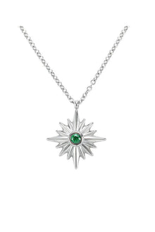 The PĀMU CELESTE NECKLACE. Elevate your style with our Celeste necklace featuring a North Star pendant adorned with a captivating green stone. The North Star symbolises guidance and growth, perfect for any occasion and designed for comfort and long lasting brilliance.&nbsp;

PĀMU jewellery is made to be worn everywhere, every day. Our pieces are water proof, sweat proof, ocean proof, nickel free and hypoallergenic.

Premium Stainless Steel + Stirling silver PVD coating
