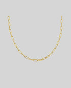 CASTEL & CO | AVA NECKLACE
Effortlessly chic and endlessly versatile, the Ava Necklace features a gold-plated paperclip chain, offering a modern take on a timeless classic. Its sleek, minimalist design makes it perfect for layering or wearing solo as a subtle statement. Whether dressed up or down, this piece adds an elegant edge to any look—a must-have staple for every jewellery collection.
Main material: stainless steel, gold plating
Necklace length: 40 + 5 cm
Waterproof and hypoallergenic
Weight: 5g