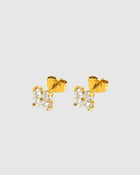 Delicate with a hint of sparkle. These charming Castel & Co Clover studs are adorned with petite diamantes for a subtle shimmer. A timeless style that brings just enough shine for everyday wear or a refined finish to evening looks.

Main material: gold plating, stainless steel
Closure type: stud
Earrings size: 0,5 x 0,5 cm
Inserts: cubic zirconia
Waterproof and hypoallergenic
Weight: 1g