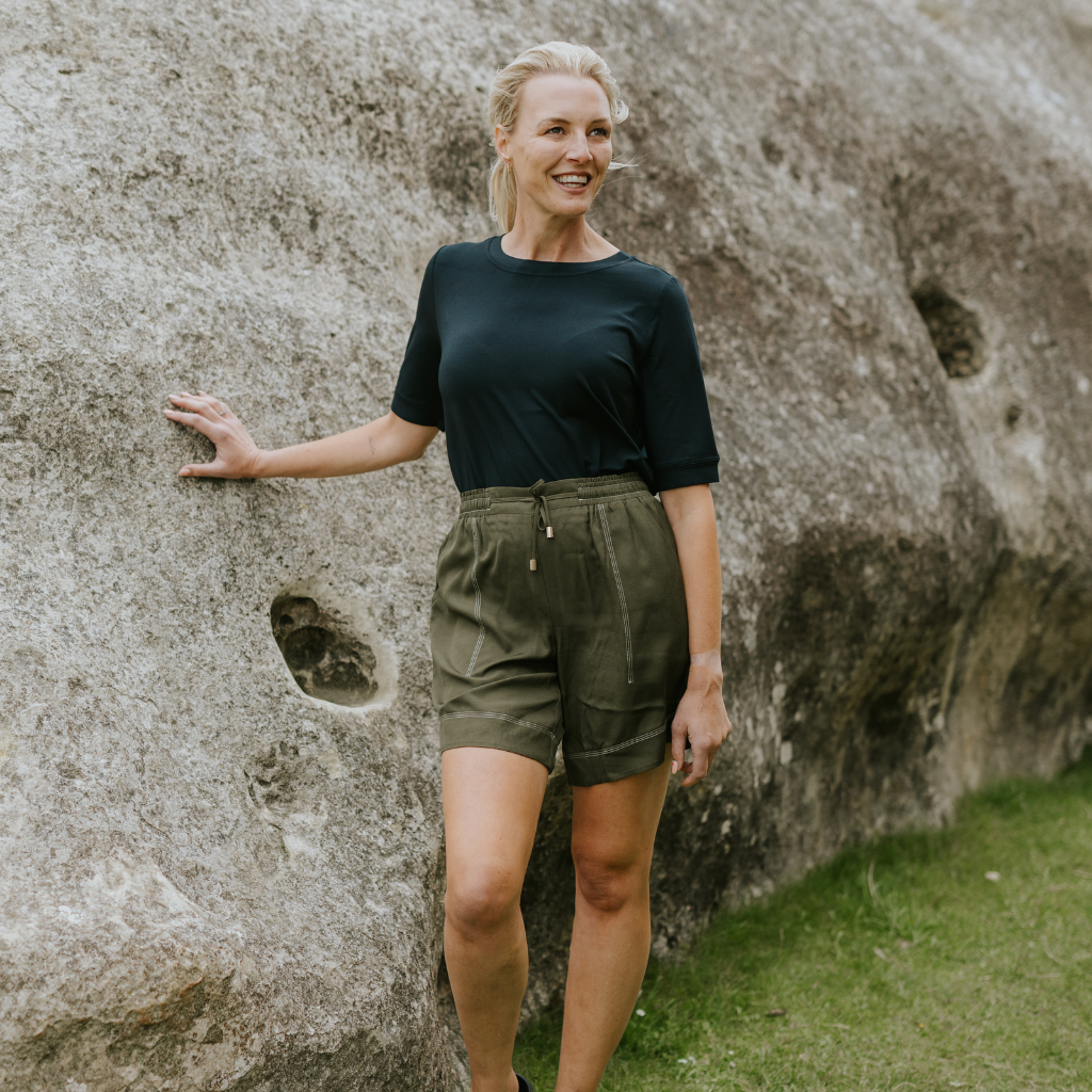 DYLAN SHORT BY MOKE
Bring your summer wardrobe to the next level with these effortlessly stylish shorts, crafted from a soft and lightweight viscose, Tencel, rayon, and linen blend. Perfect for warm-weather days, they offer a breathable, silky feel against the skin while providing ultimate comfort and flexibility.