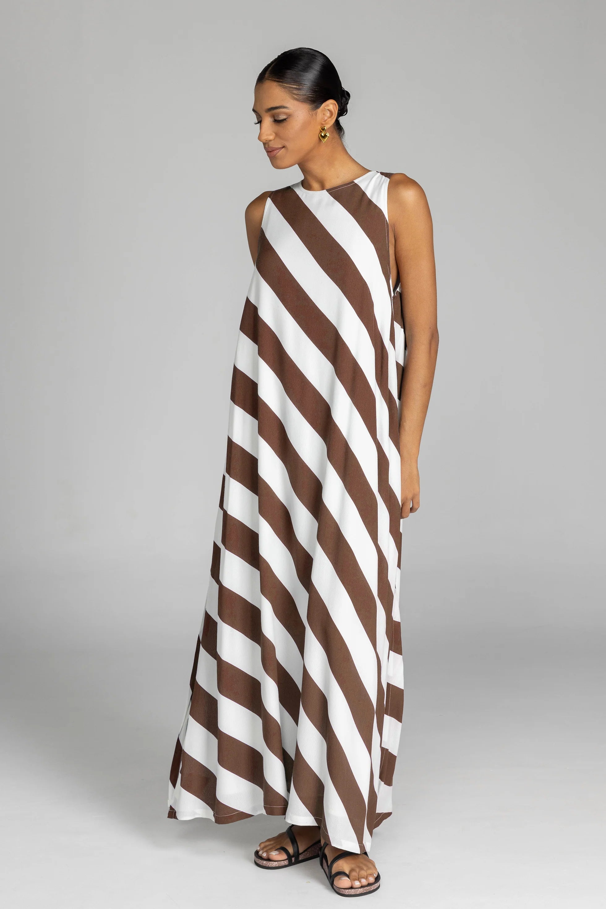 BLAK | FINALLY HERE STRIPE DRESS