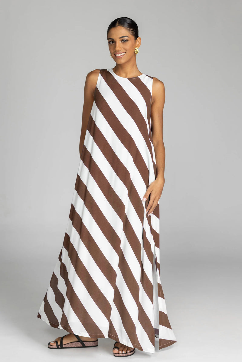 BLAK | FINALLY HERE STRIPE DRESS
