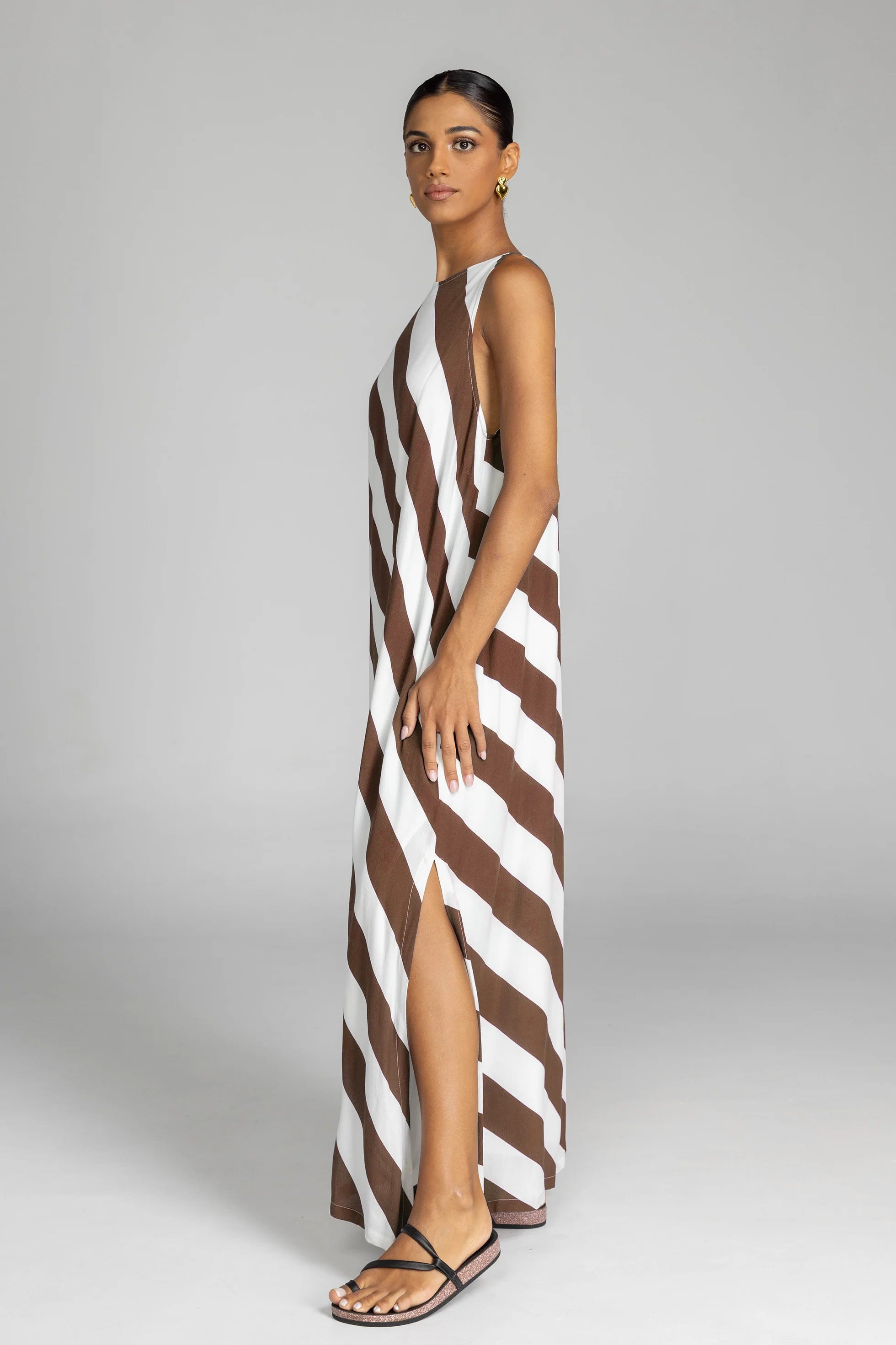 BLAK | FINALLY HERE STRIPE DRESS