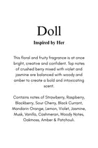 THE PERFUME OIL COMPANY | ROLL-ON PERFUME | DOLL