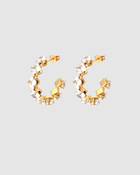 CASTEL &amp; CO | FREYA HOOPS

Radiant and refined, the Freya Hoops feature gold-plated bands set with sparkling cubic zirconia. Their circular silhouette offers just the right amount of drama, catching the light beautifully from every angle. A modern statement hoop that pairs timeless elegance with contemporary shine.

Material: Stainless steel, Gold plating
Closure Type: Stud
Earring Size: 3 x 3 cm
Inserts: Cubic Zirconia
Waterproof and hypoallergenic
Weight: 5g