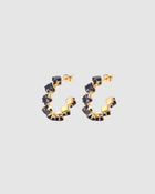 Freya Earrings by Castel & Co are gold-plated stainless steel hoop earrings featuring sparkling cubic zirconia accents for a refined, radiant finish. Designed in a modern circular silhouette that catches the light from every angle, balancing elegance with contemporary style. Measuring 3 x 3 cm with a secure stud closure. Lightweight (5g), waterproof, and hypoallergenic.