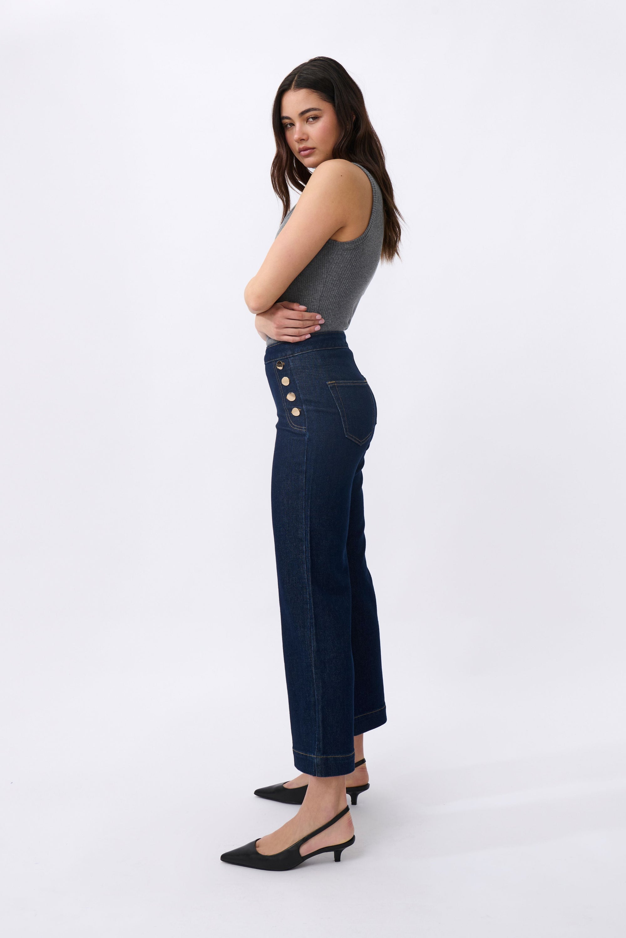 KIREINA | FREYA SAILOR JEAN | INDIGO