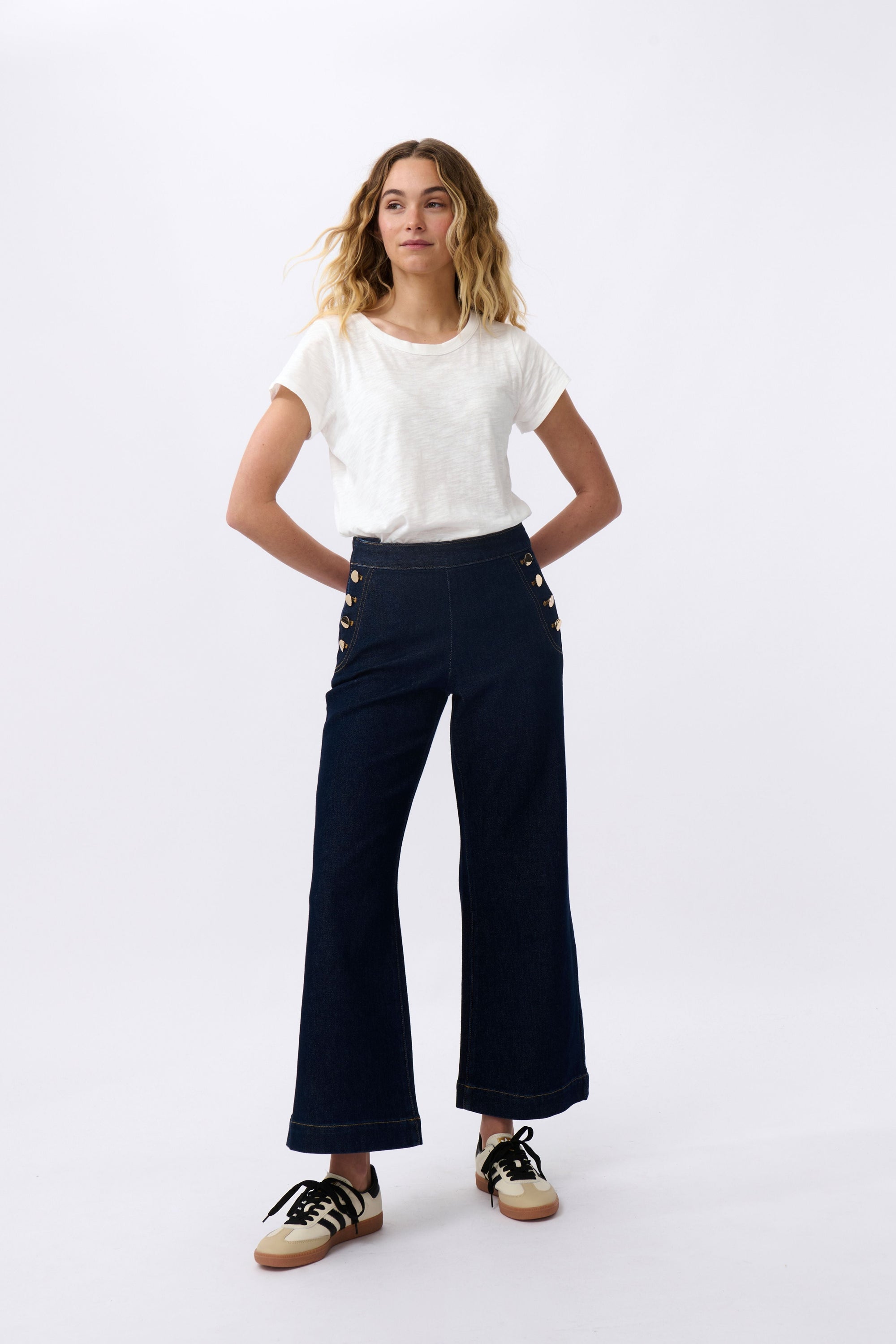 KIREINA | FREYA SAILOR JEAN | INDIGO