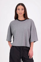 N-E-S  Gia Tee – The Effortless Go-To
The Gia Tee is your ultimate easy-wear essential, featuring an exaggerated dropped sleeve and relaxed boxy fit. Perfect on its own or layered under jackets and shirts, this versatile tee is a throw-on-and-go favourite for everyday style