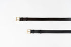 HUMIDITY LIFESTYLE - CLASSIC BELT IN BLACK.
A timeless belt crafted with 100% smooth leather, double leather keeper and rounded brass buckle.
100% leather.
Smooth leather strap.
Brass buckle.
Adjustable - 7 holes.
Responsibly sourced leather .