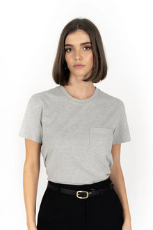 It’s all in the name - that perfect tee that you will cherish forever. Crafted from 100% buttery soft midweight cotton, the Humidity Forever tee feels beautiful on the skin. Featuring a cute patch pocket detail at the front, this tee will go with just about any outfit - you’ll be reaching for her again and again, forever. She’s perfect for layering under your winter jackets/coats.&nbsp;

Buttery soft cotton t-shirt.
Fitted staple tee.
100% Cotton –sustainable natural fibre.
Round neck.
Cute patch pocket det