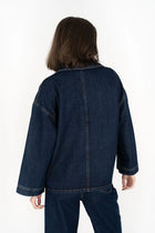 The perfect denim jacket for year-round wear. Great for winter layering or throw over your favourite dress on a summer night. Crafted in a mid-weight cotton blend, the Loz jacket is a classic styling piece. She will keep you lovely and warm without being too heavy.