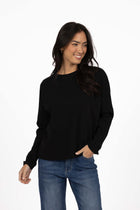HUMIDITY LIFESTYLE 
Not your average long sleeve. Meet the Wildfire Long Sleeve Tee – your new go-to for cosy, casual dressing. Crafted from our signature ultra-soft cotton, this long sleeve tee is designed for comfort with a fashionable twist. The relaxed, oversized fit and dropped shoulder create an effortlessly cool silhouette that works just as well on the couch as it does out and about.