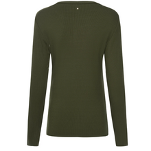 Lina by Moke women’s ribbed jersey top in a buttery soft double layered fabric for warmth, comfort, and confident coverage. Designed with a smooth, body skimming fit, round neckline, and long sleeves for effortless layering. Finished with subtle pale gold hardware at the back neck for a refined touch. An elevated everyday essential designed in New Zealand for polished, easy wear.