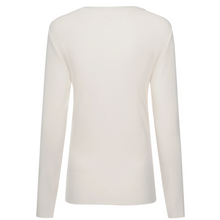 Lina by Moke women’s ribbed jersey top in a buttery soft double layered fabric for warmth, comfort, and confident coverage. Designed with a smooth, body skimming fit, round neckline, and long sleeves for effortless layering. Finished with subtle pale gold hardware at the back neck for a refined touch. An elevated everyday essential designed in New Zealand for polished, easy wear.