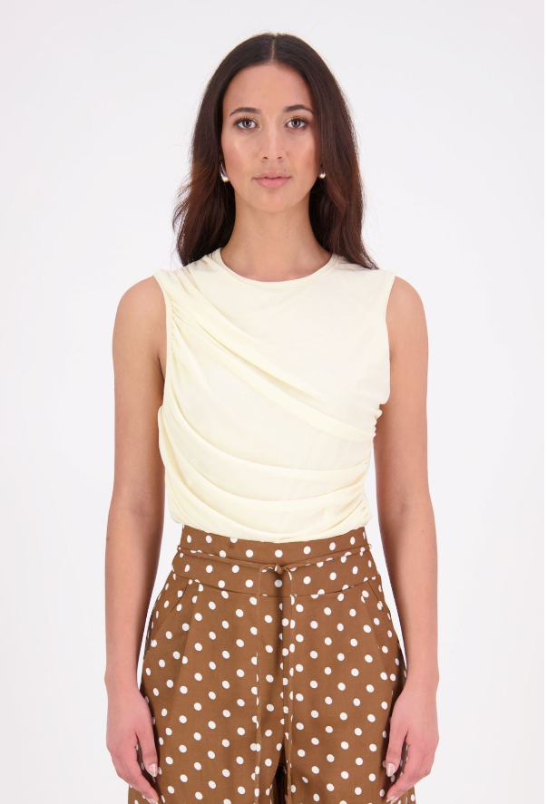 N-E-S | LYLA MESH TANK | LEMON