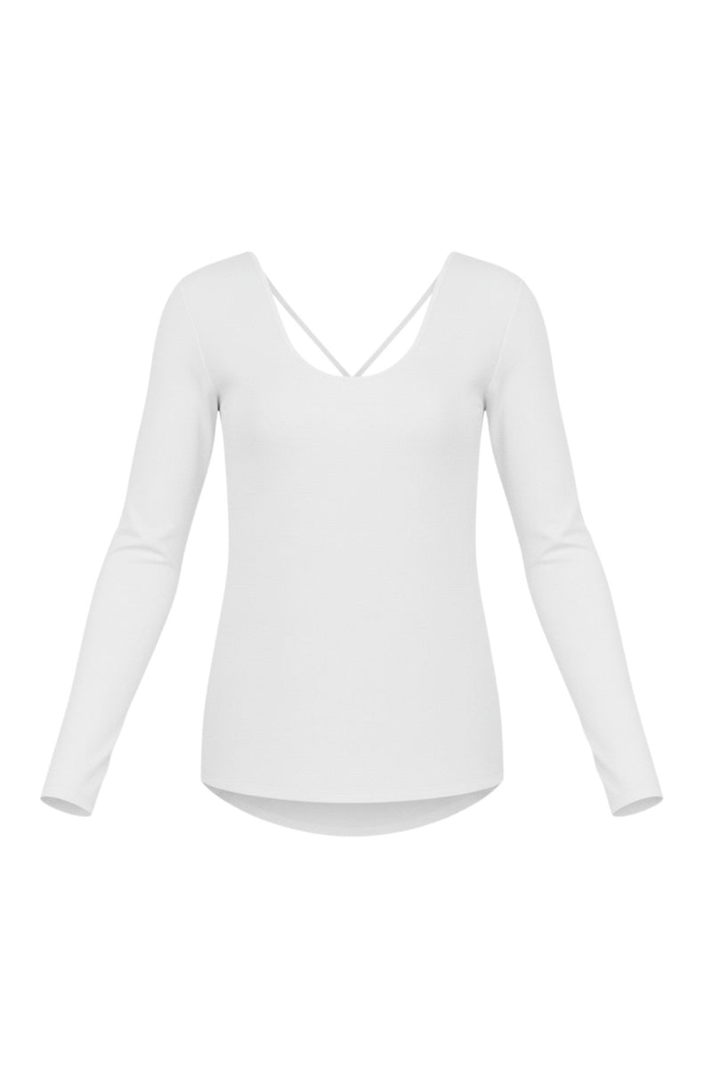 Lattice Long Sleeve Top | N-E-S