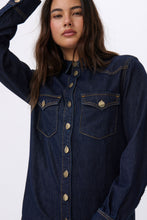 Load image into Gallery viewer, KIREINA | LONDON SHIRT | INDIGO DENIM
