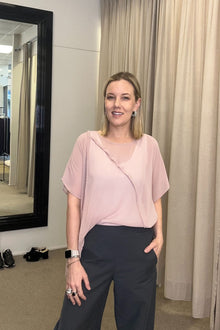 N-E-S | LUNA TOP | black, white, artillery, ink, digital cobalt, plum, vintage blush