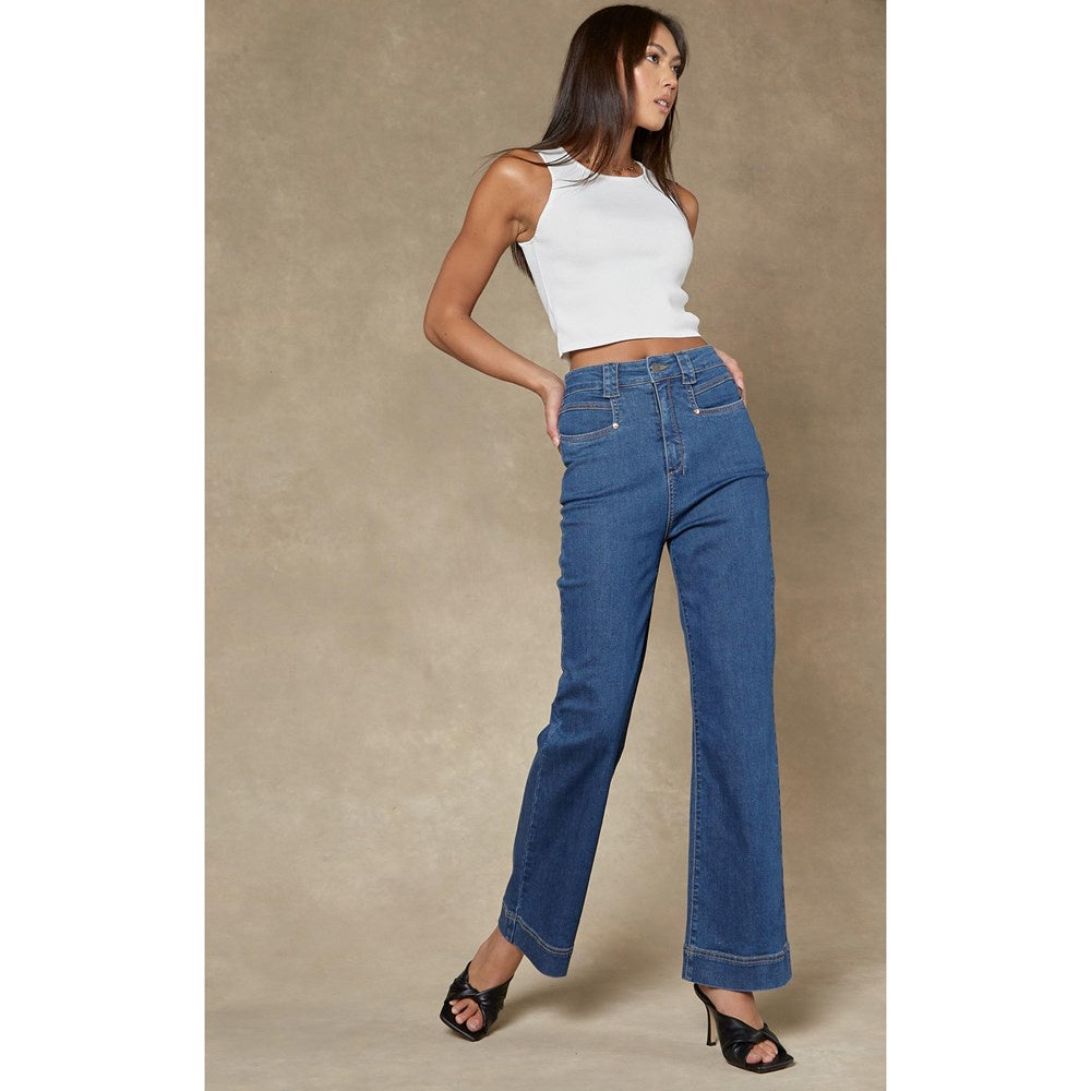 DRICOPER | MAARTE WIDE LEG | CLASSIC BLUE