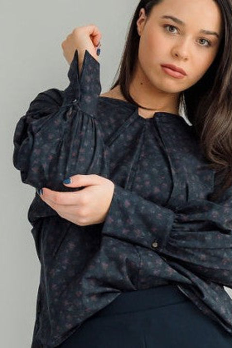 NES | MIA SHIRT | DARK FLORAL