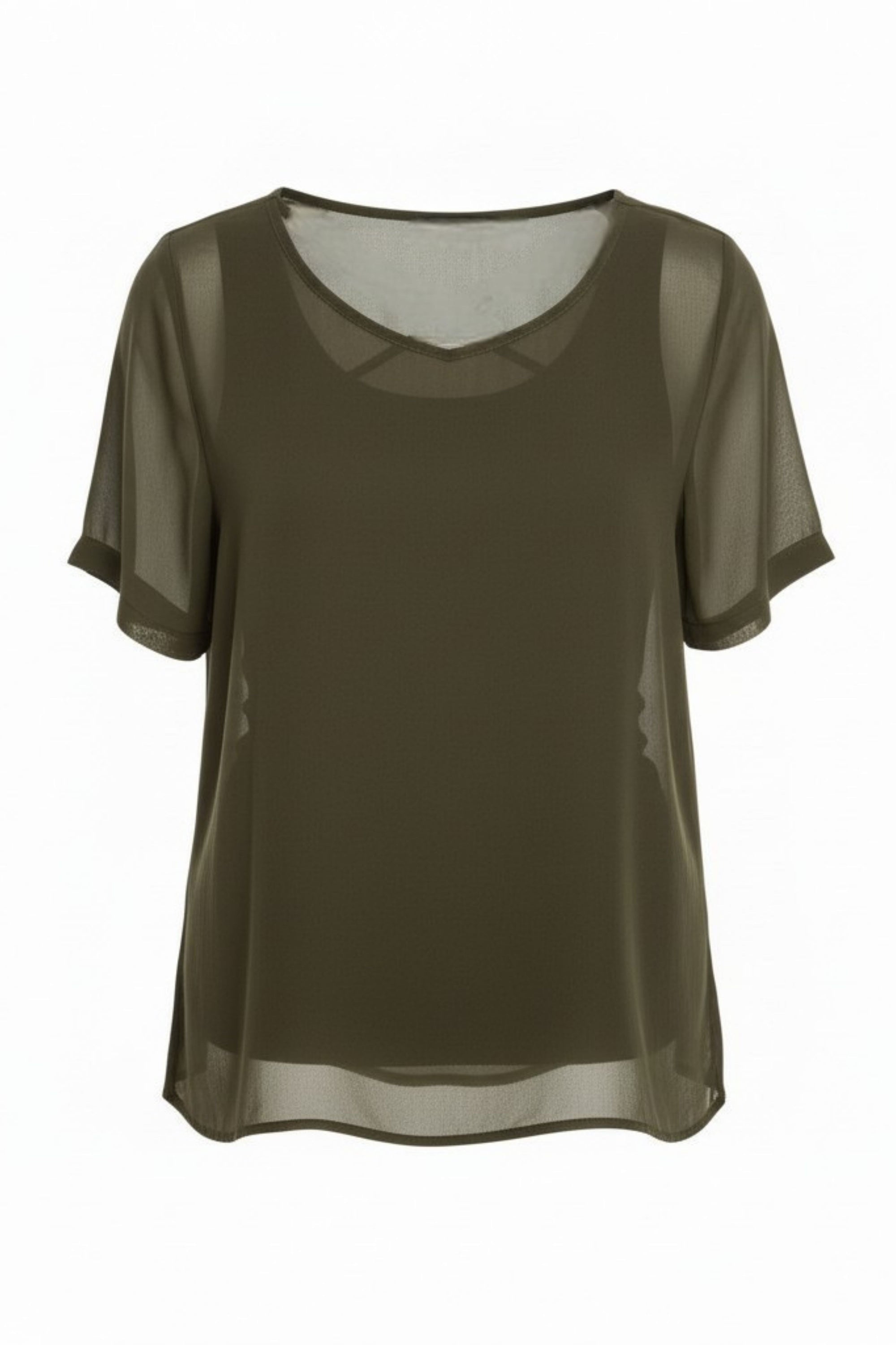 NES Charlie Top | Chiffon Tee | by N-E-S