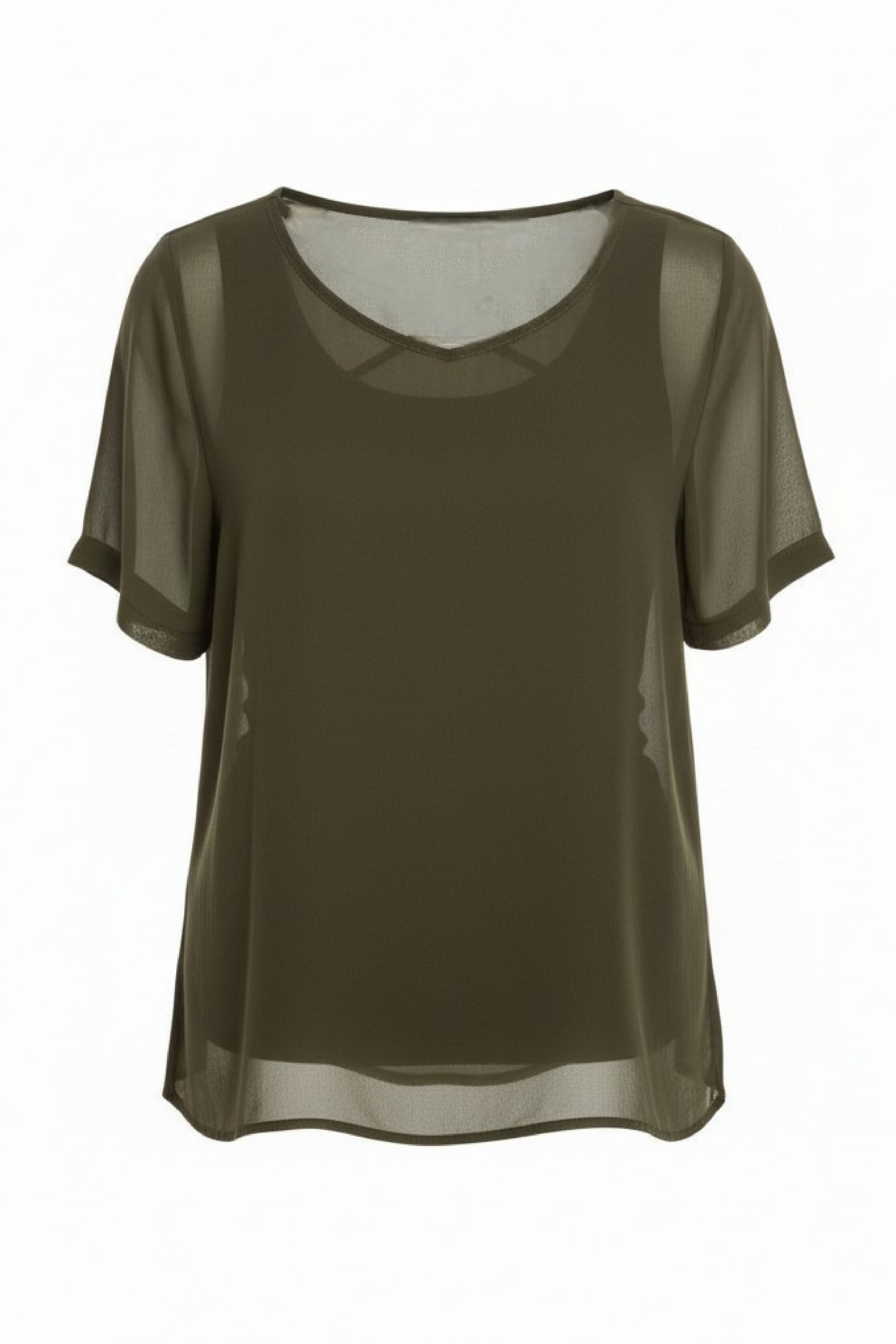 NES Charlie Top | Chiffon Tee | by N-E-S