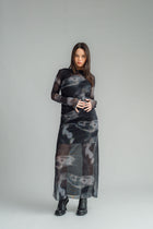 NES | NIGHTSCAPE MESH MILLY DRESS