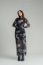 NES | NIGHTSCAPE MESH MILLY DRESS