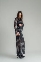 NES | NIGHTSCAPE MESH MILLY DRESS
