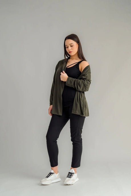 Your Go to for comfort and style is our NES Merino Wrap. This style will keep you warm and snug in the winter. It can be dressed up - worn under a winter coat or down as a lounge wear piece.

Composition: 100% Merino