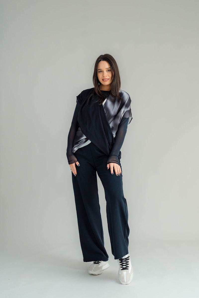 ADELE CONTRAST TUNIC