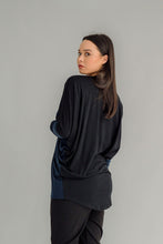 Load image into Gallery viewer, NES Harley Jumper is a stylish and versatile piece that blends comfort with contemporary design. Featuring a relaxed fit and batwing sleeves that taper into sleek cigarette cuffs, this jumper is perfect for layering or wearing on its own. Crafted from soft, high-quality merino, it pairs beautifully with your favourite NES bottoms or jeans
