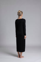 The NES Long Sleeve Lattice Slip Dress is the ultimate go-to lounge dress, designed for effortless comfort and versatility. Crafted in our signature reversible lattice fabric, this long sleeve slip dress is relaxed through the body for easy wear. Wear it solo for a minimalist look, or layer with an oversized coat or shirt for elevated styling.