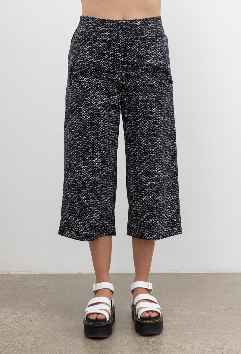 NES | LEAH PANT | BLACK ABSTRACT