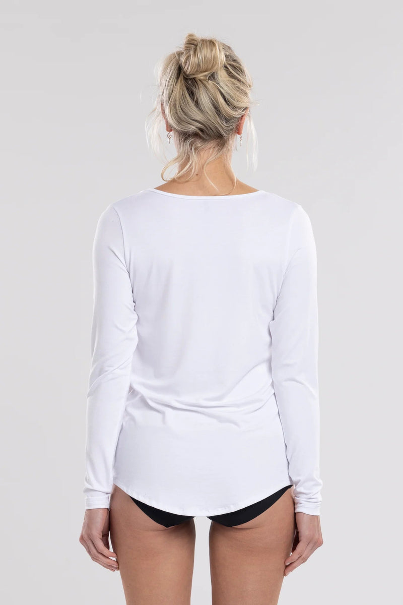 NES | LATTICE LONG SLEEVE TOP