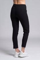 NES Section Pant is the perfect blend of style and comfort, featuring fabulous spliced detailing that adds a modern edge to your look. With a sleek flat front and an elasticated back, these pants offer a comfortable and flattering fit. Practical side pockets enhance the design, while the length finishes just above the ankle, creating a chic, tailored silhouette. Ideal for both casual and dressier occasions